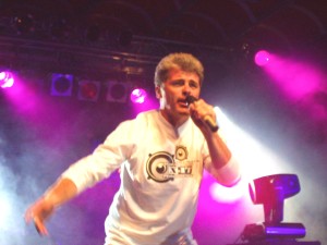 Huppertz on stage