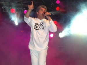 Huppertz on stage