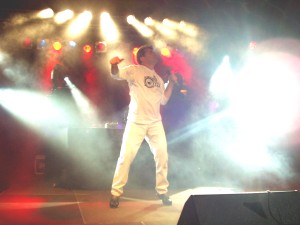 Huppertz on stage